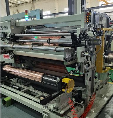 Min. 10 mm anchura del borde de la chatarra Blanco recortador de recubrimiento de la máquina de recubrimiento Substrato PET+Cu OPP+Cu