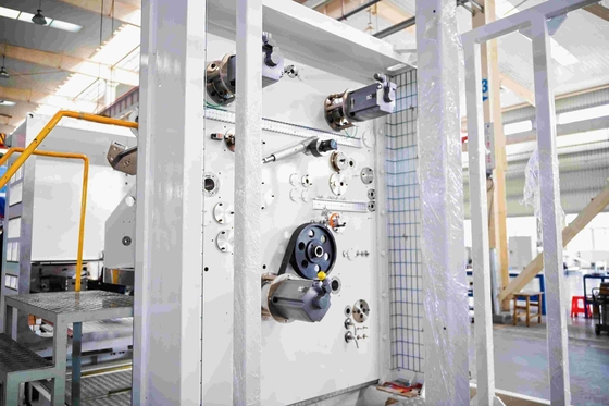 Equipo para la metalización de cobre / aluminio con enrollamiento al vacío